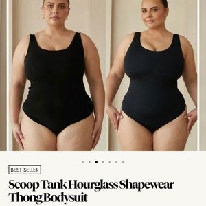 Scoop Tank Hourglass Shapewear Thong Bodysuit